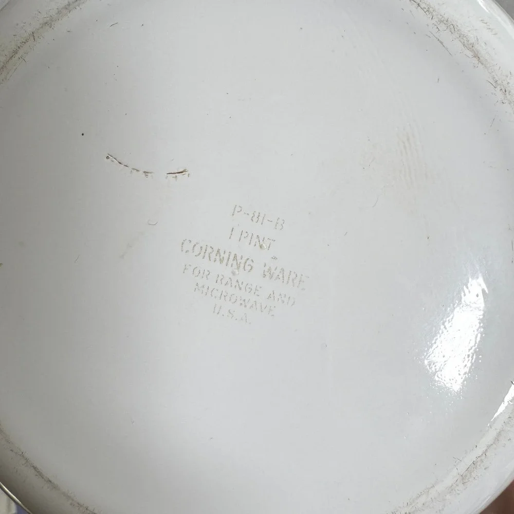 Vintage Corning Ware Spice of Life 3-Piece Set Menuette Skillet Saucepans & LIDS